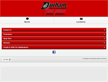 Tablet Screenshot of durhamtire.com
